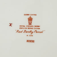 ROYAL CROWN DERBY Red Derby Panel Platter