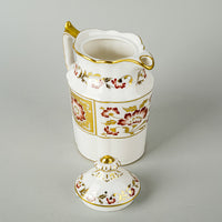 ROYAL CROWN DERBY Red Derby Panel Hot Water Pot With Lid