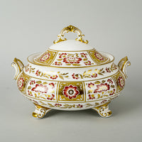 ROYAL CROWN DERBY Red Derby Covered Serving Dish