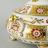 ROYAL CROWN DERBY Red Derby Covered Serving Dish