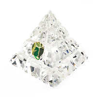WATERFORD Cut Crystal Pyramid Paperweight