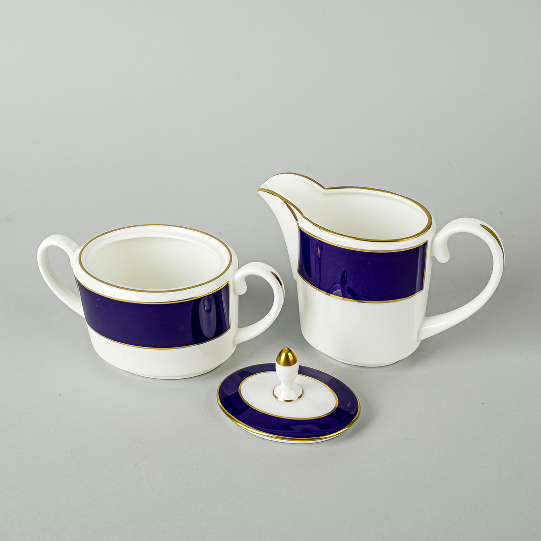 COALPORT Majestic Blue Tea Service 5 Pieces