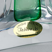 ADAM JABLONSKI Sommerso Art Glass Vase