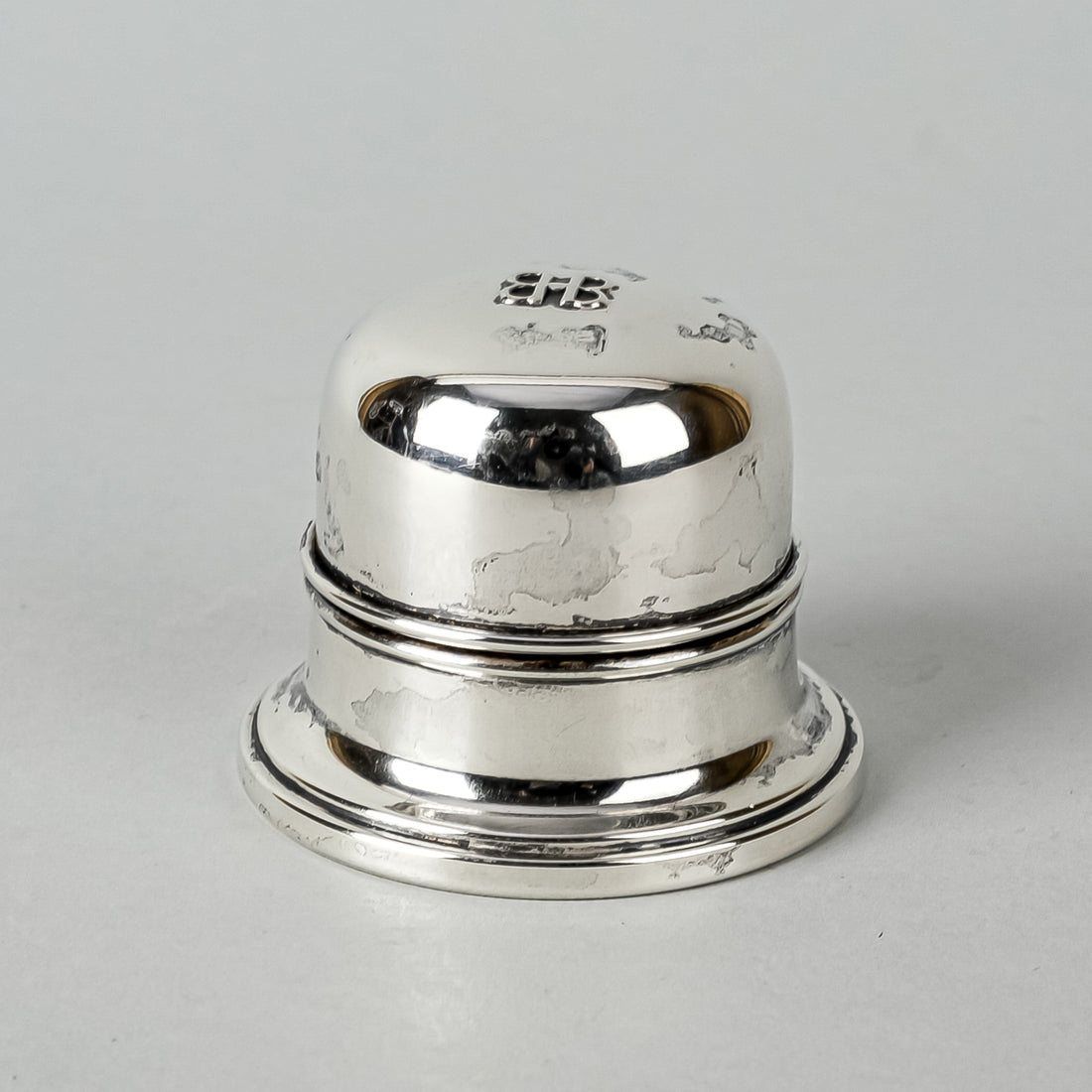 BIRKS Sterling Silver Domed Ring Box
