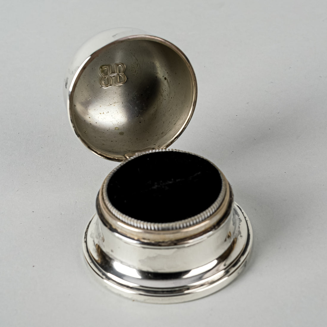 BIRKS Sterling Silver Domed Ring Box