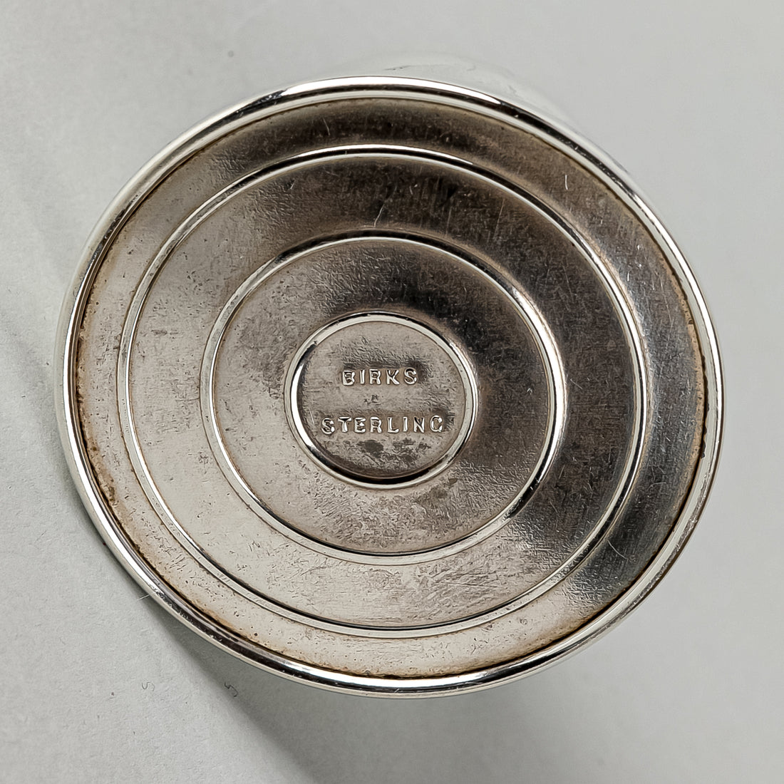 BIRKS Sterling Silver Domed Ring Box