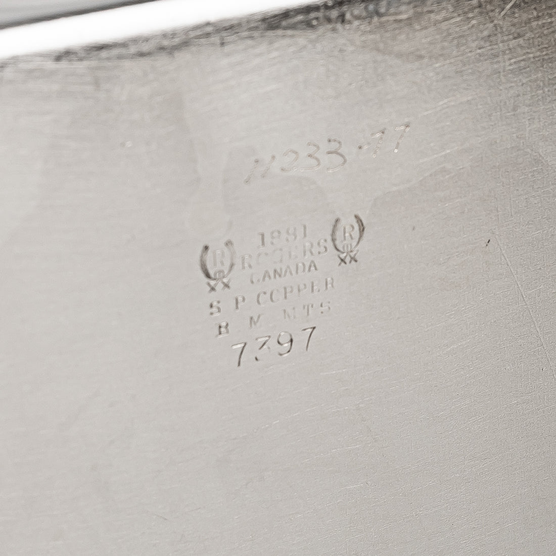 1881 ROGERS Silverplate Tray 7397