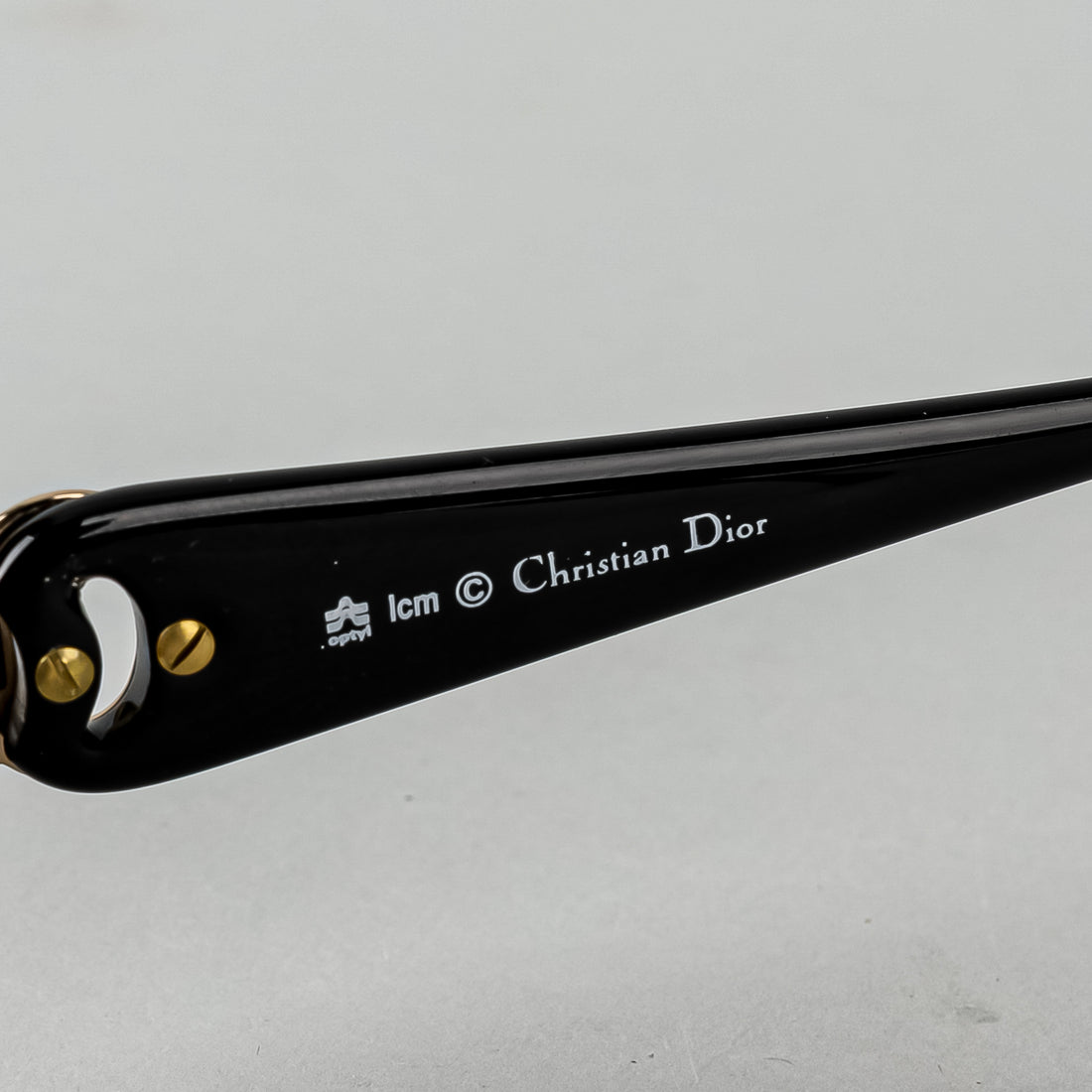 CHRISTIAN DIOR Optyl Black/Gold Sunglasses