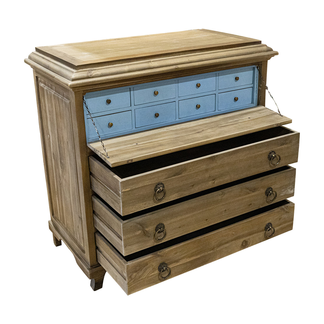 Grey Washed Dresser/Fold Down Desk