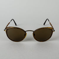 GIORGIO ARMANI Vintage Havana Side Shield Sunglasses