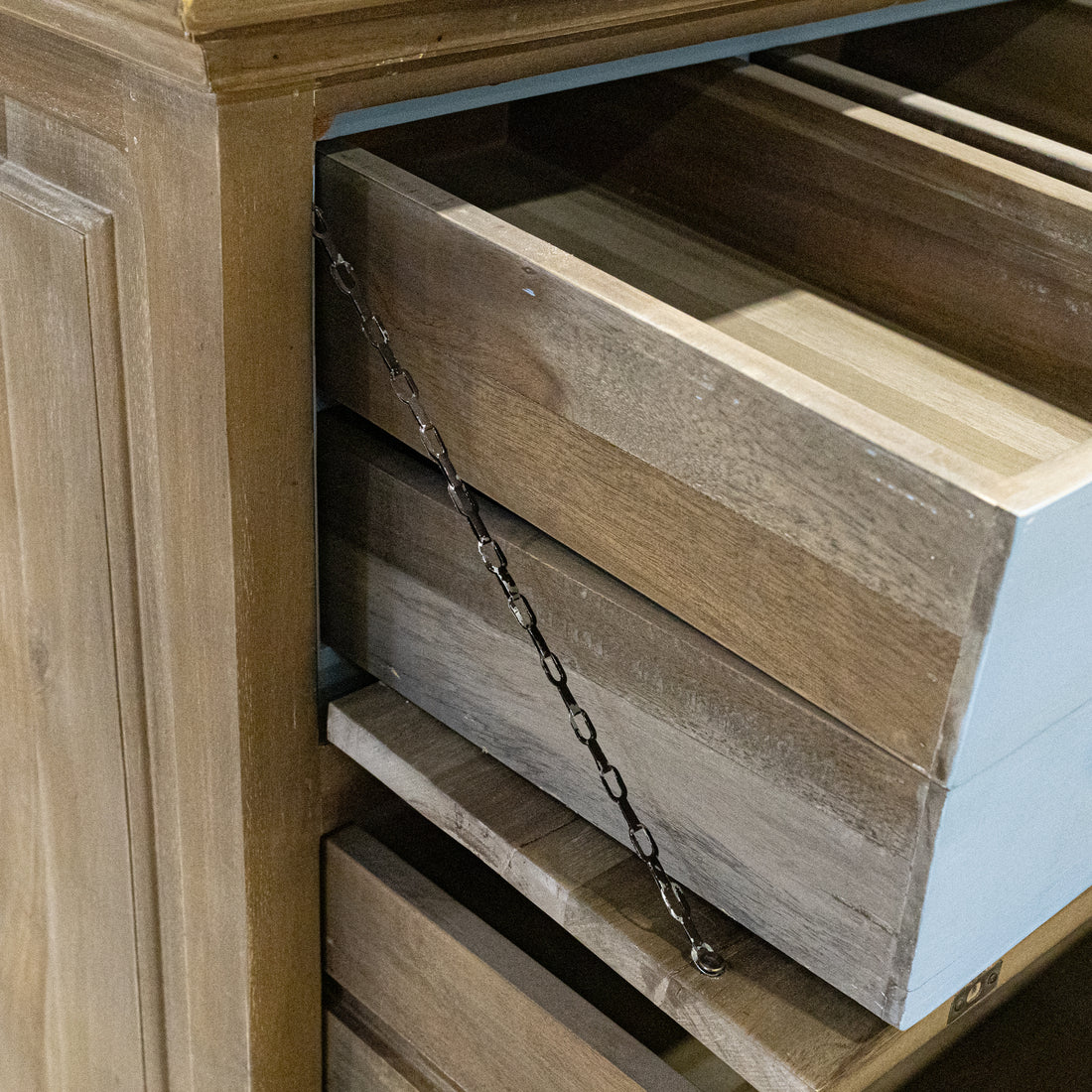 Grey Washed Dresser/Fold Down Desk