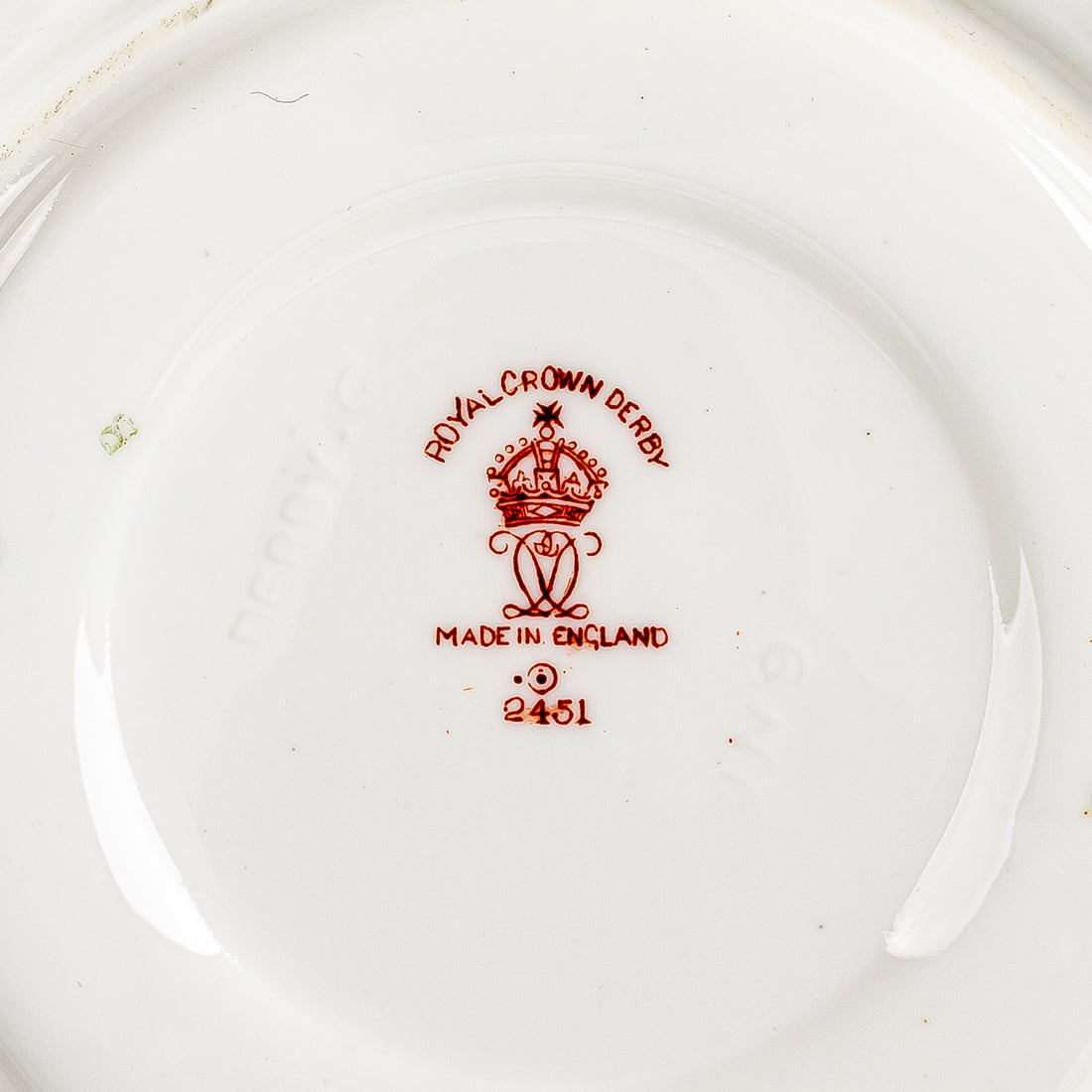 ROYAL CROWN DERBY Traditional Imari 2451 Cup & Saucer - Flat Cup