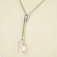 GEORG JENSEN Vivianna Torun Sterling Silver And Quartz Dew Drop Necklace