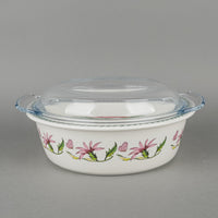 PORTMEIRION Botanic Garden Fire And Ice Casserole With Glass Lid