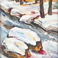Martine Couture (Canadian 20th C) Winter Landscape