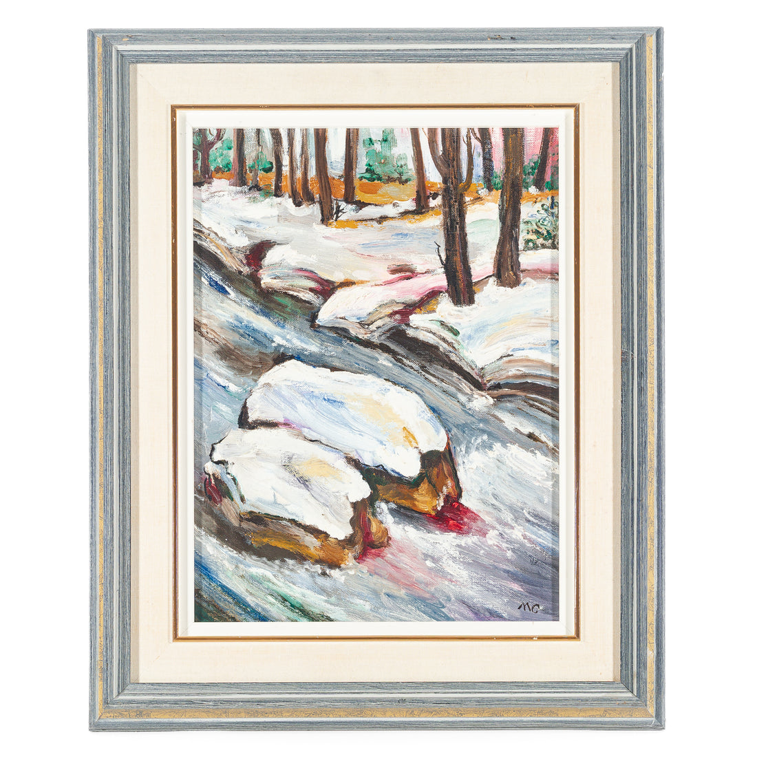Martine Couture (Canadian 20th C) Winter Landscape