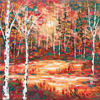 Jean Vadal Smith-Benston (American) Untitled - Birch Forest