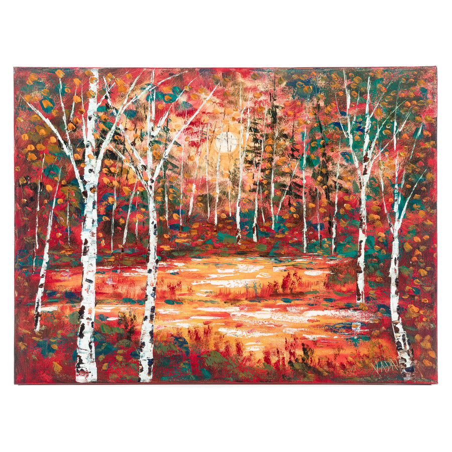 Jean Vadal Smith-Benston (American) Untitled - Birch Forest