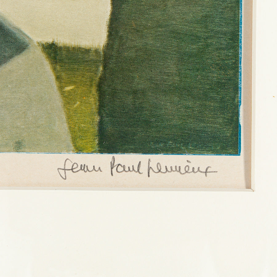 Jean Paul Lemieux (Canadian 1904-1990) "1910 Remembered"