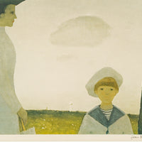 Jean Paul Lemieux (Canadian 1904-1990) "1910 Remembered"