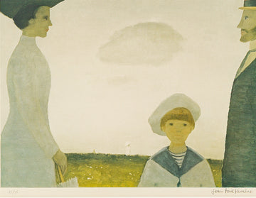 Jean Paul Lemieux (Canadian 1904-1990) "1910 Remembered"