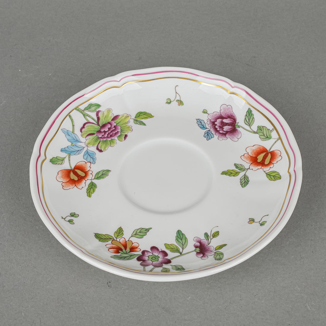 RICHARD GINORI Granduca Coreana Cup & Saucers Set Of 4 - 8 Pieces