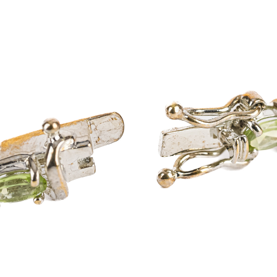 ADI Sterling Oval Peridot Tennis Bracelet