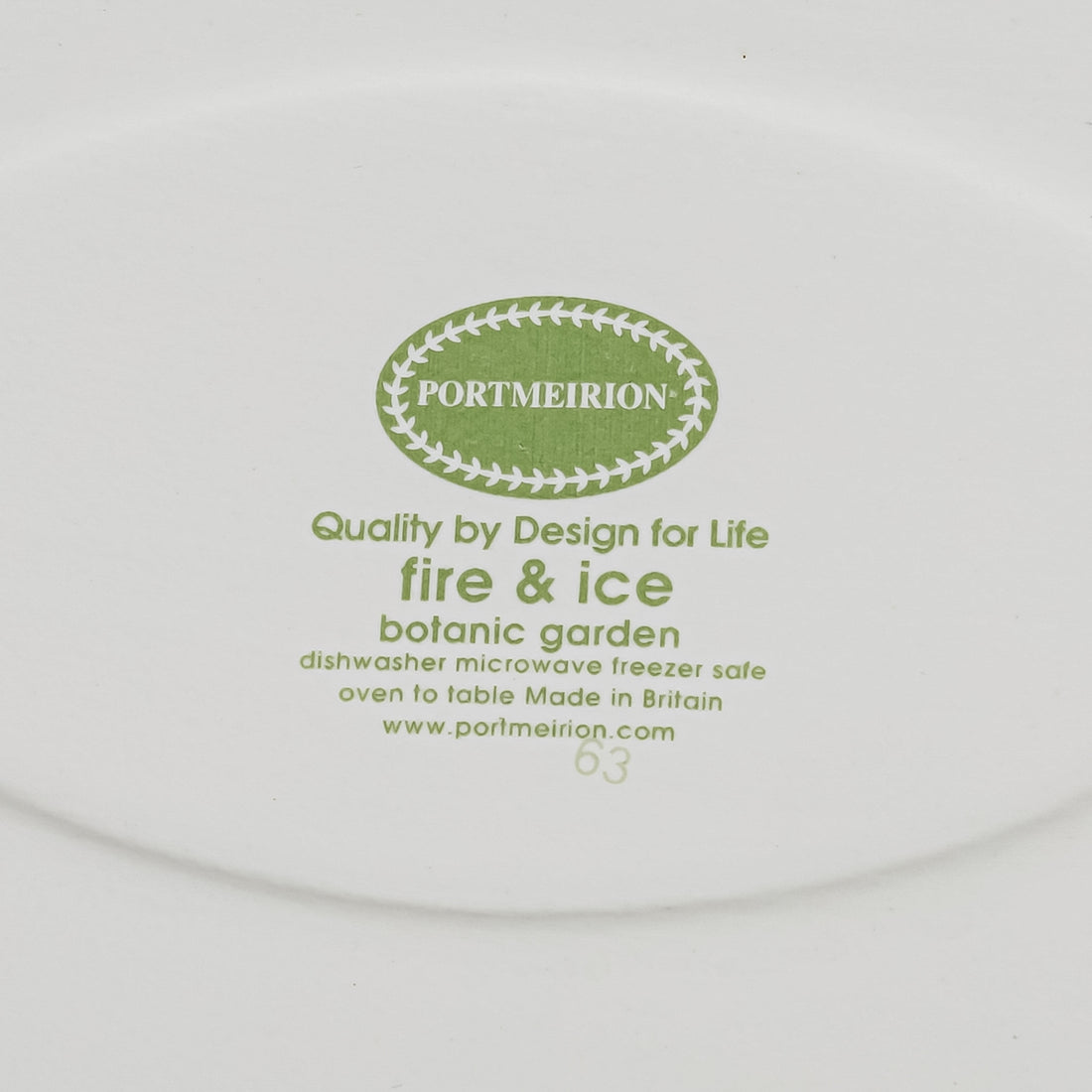 PORTMEIRION Botanic Garden Fire And Ice Bake Dish