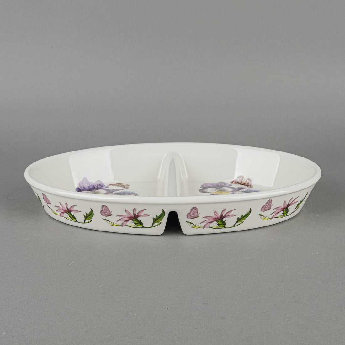 PORTMEIRION Botanic Garden Two Section Oval Dish