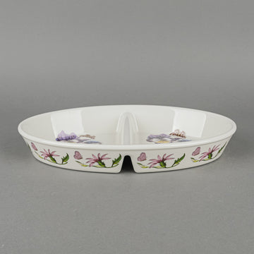PORTMEIRION Botanic Garden Two Section Oval Dish