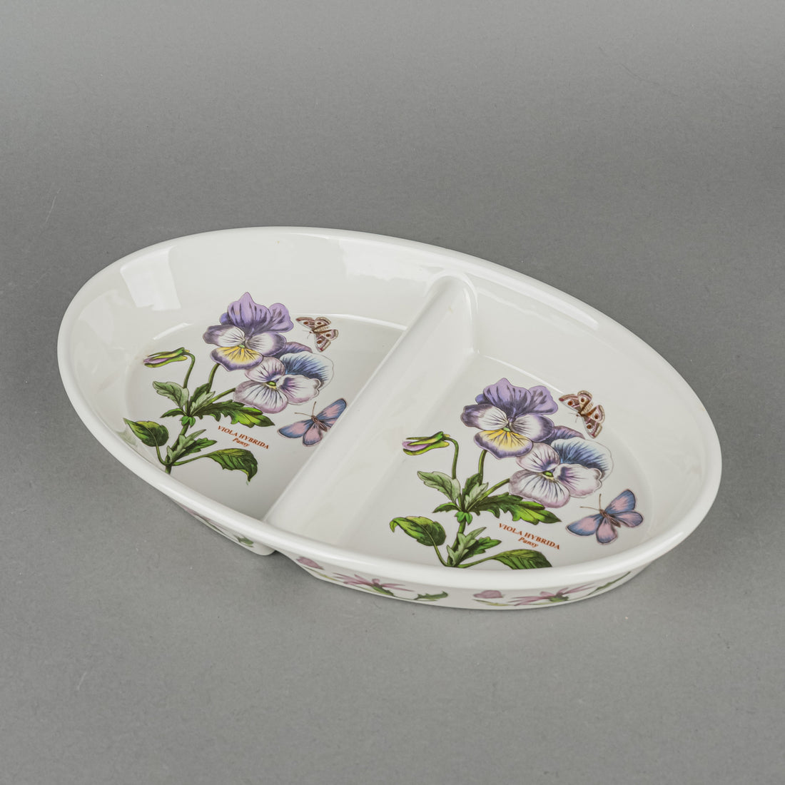 PORTMEIRION Botanic Garden Two Section Oval Dish