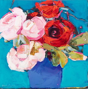 Jacqueline Faye Miller (Canadian 1961) Flowers In a Vase