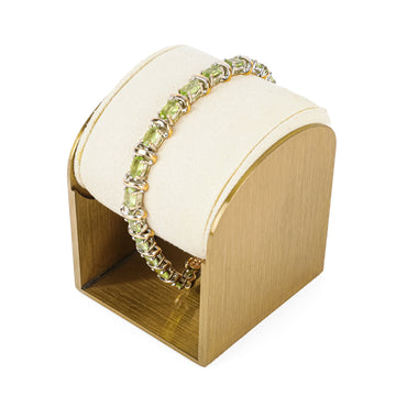 ADI Sterling Oval Peridot Tennis Bracelet
