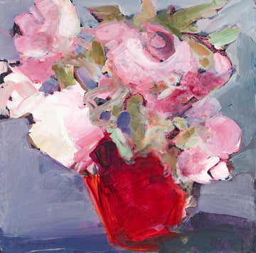 Jacqueline Faye Miller (Canadian 1961) Flowers In a Vase