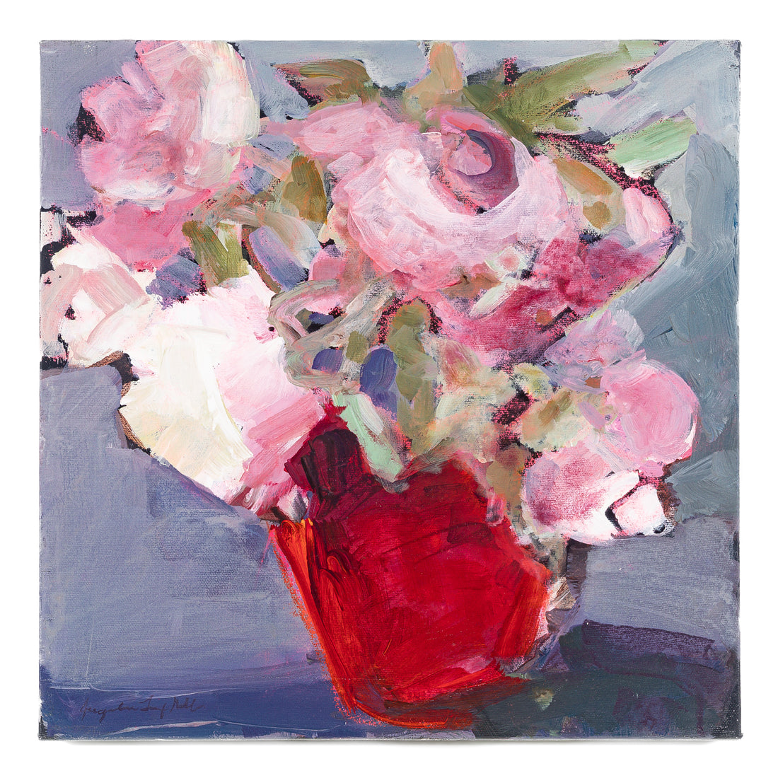 Jacqueline Faye Miller (Canadian 1961) Flowers In a Vase