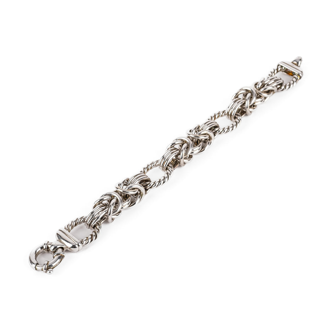 Sterling Large Link Bracelet