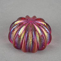 ROBERT HELD ART GLASS Iridescent Sea Urchin Paperweight