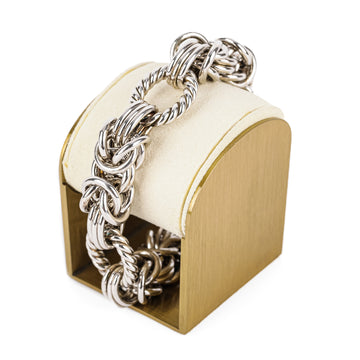 Sterling Large Link Bracelet