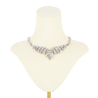 SHERMAN Necklace - Clear Rhinestone