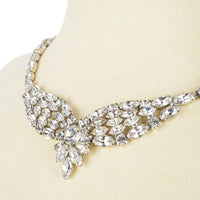 SHERMAN Necklace - Clear Rhinestone