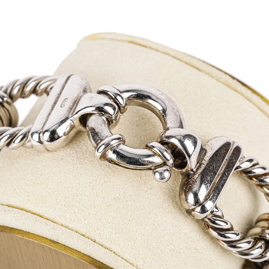 Sterling Large Link Bracelet