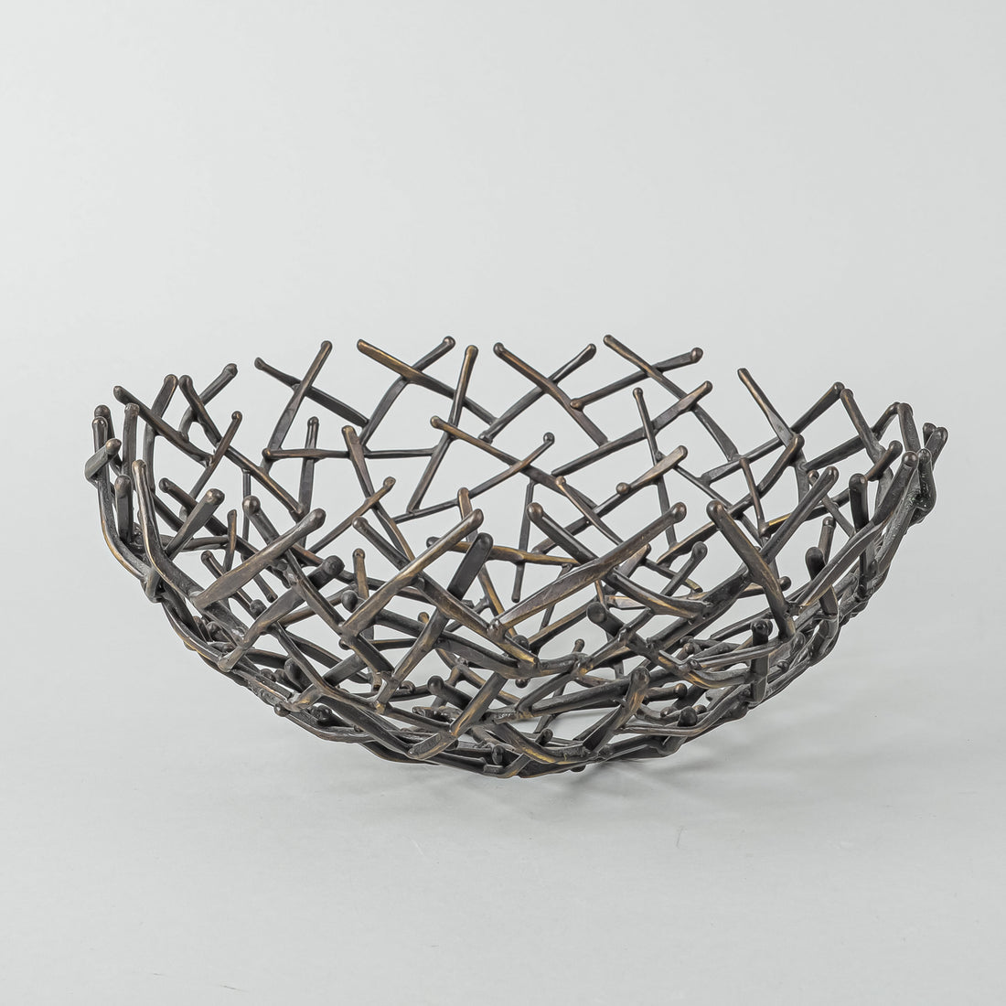MICHAEL ARAM Signature THATCH Bowl/Basket - Bronze-Tone
