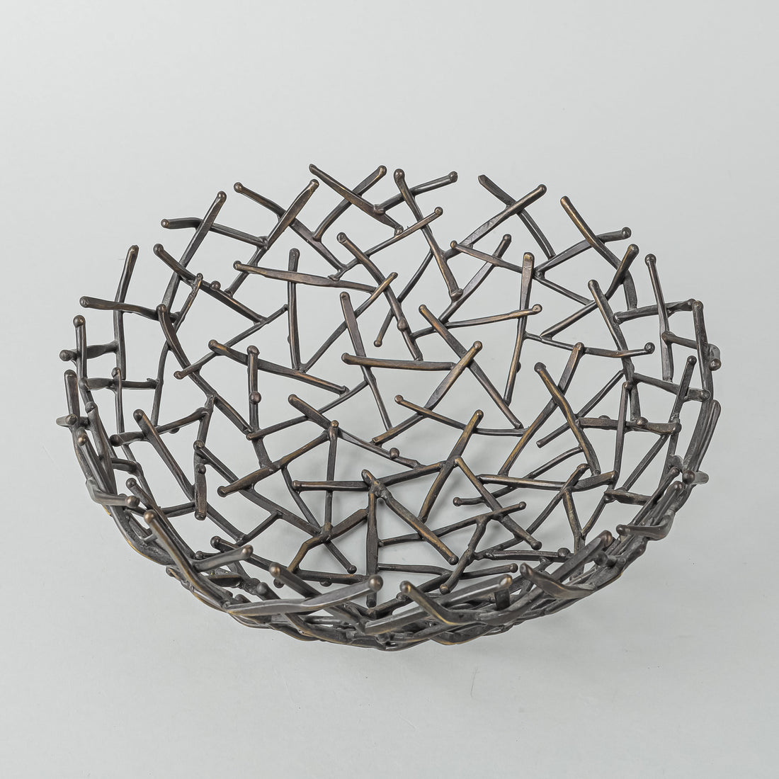 MICHAEL ARAM Signature THATCH Bowl/Basket - Bronze-Tone