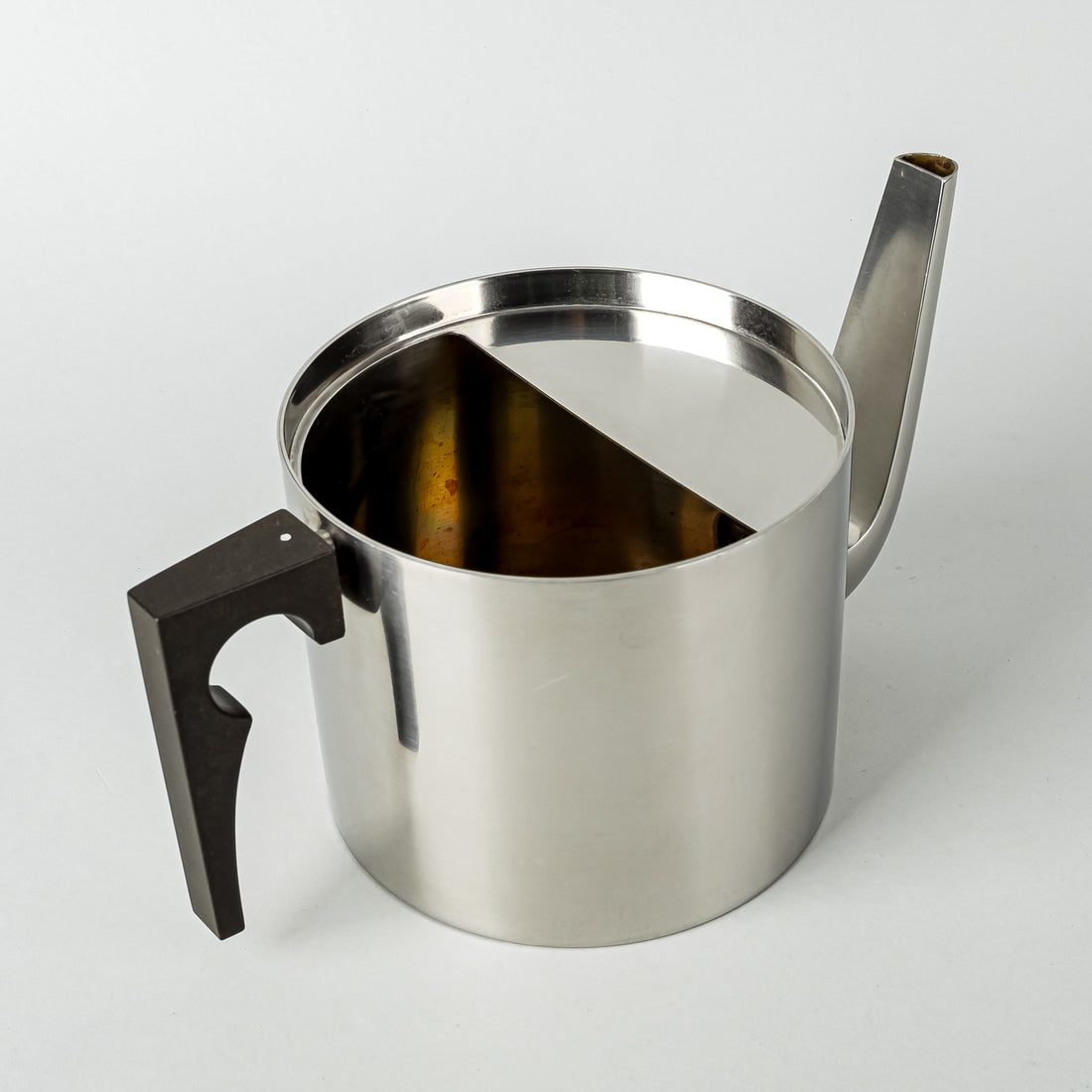 STELTON Cylinda-Line Stainless Steel Teapot With Lid