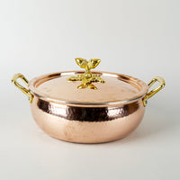 RUFFONI Historia Hammered Copper Chef Braiser 3.5Qt w/Lid