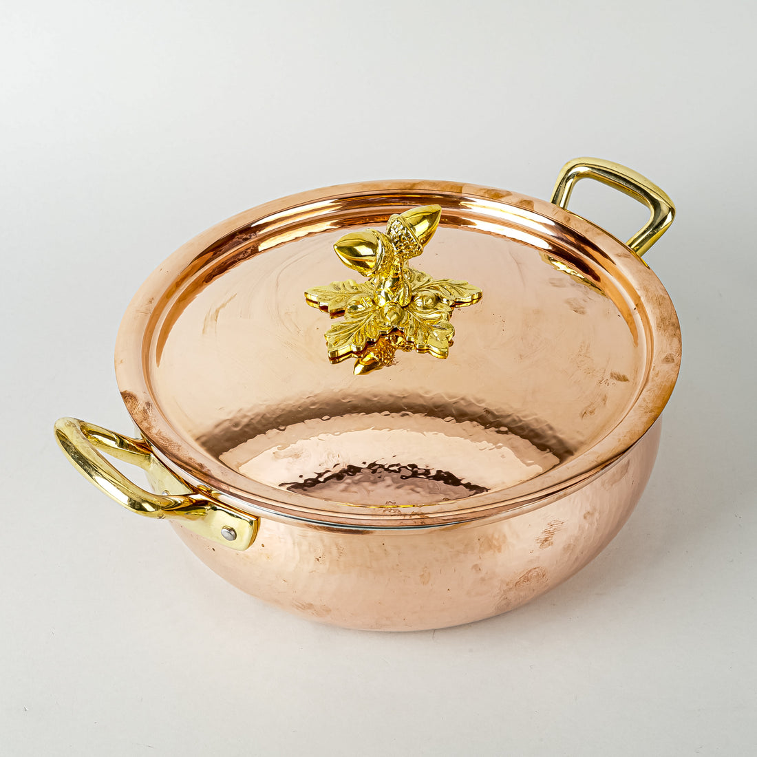 RUFFONI Historia Hammered Copper Chef Braiser 3.5Qt w/Lid