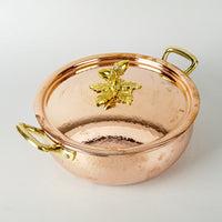 RUFFONI Historia Hammered Copper Chef Braiser 3.5Qt w/Lid