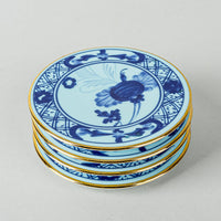 RICHARD GINORI Oriente Italiano Iris Coasters Set of 4