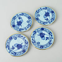 RICHARD GINORI Oriente Italiano Iris Coasters Set of 4