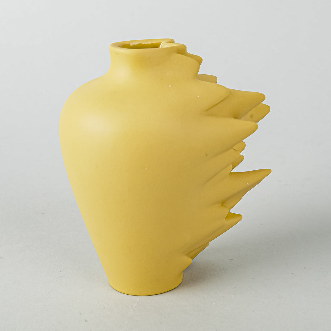 ROSENTHAL Cedric Ragot FAST Yellow Bisque Vase